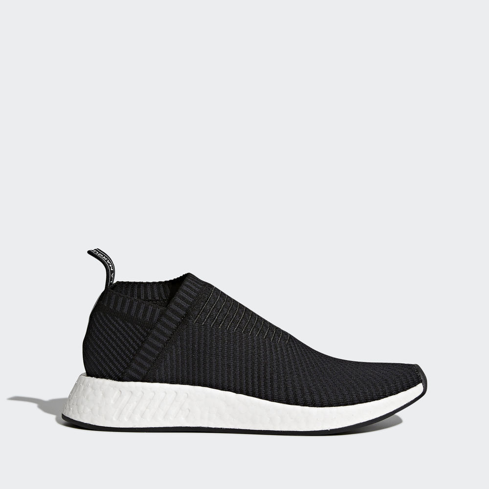 Adidas Nmd_cs2 Primeknit - Originals γυναικεια - Μαυρα/Βαθυ Γκρι/Κοκκινα,Μέγεθος: EU 36 – 54 2/3 (47